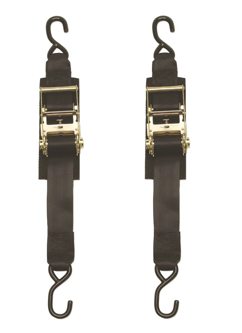 F14207 – IMMI Tie Down Strap, Boat Transom 4 Foot Length x 2 Inch Width With Ratchet 833 Pound Load Capacity 2500 Pou...